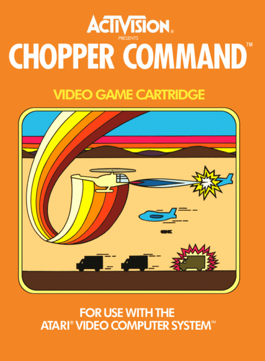 Chopper Command cover art for Atari 2600 video game