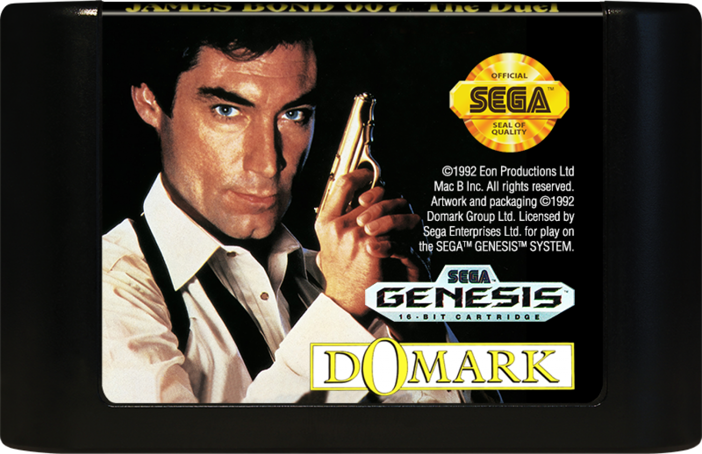 007 James Bond: The Duel cartridge for Sega Genesis (GEN) video game
