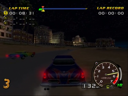 Speed Devils Sega Dreamcast retro video game arcade racing gameplay