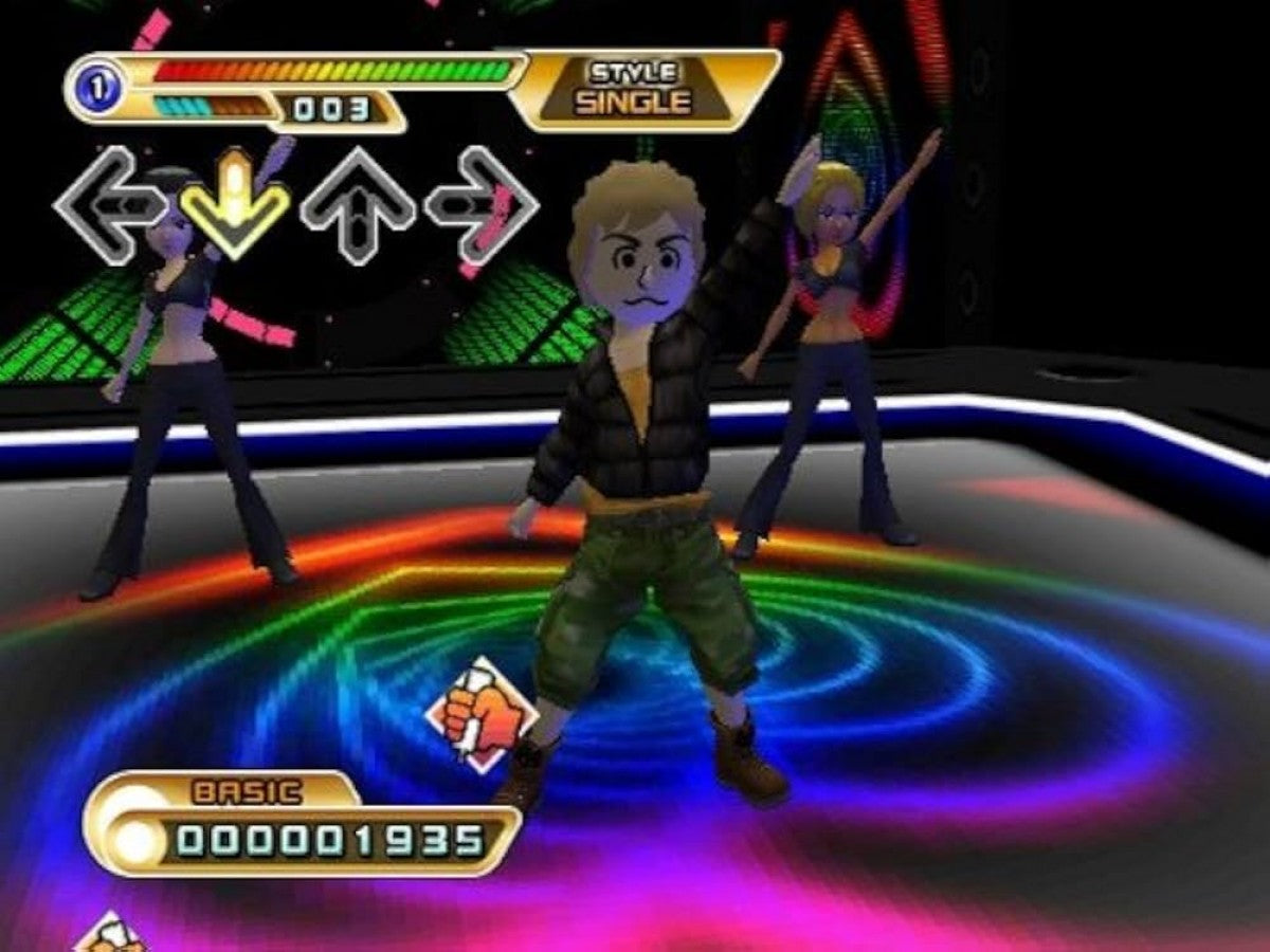 Dance Dance Revolution Hottest Party 2 gameplay art for Nintendo Wii Wii video game