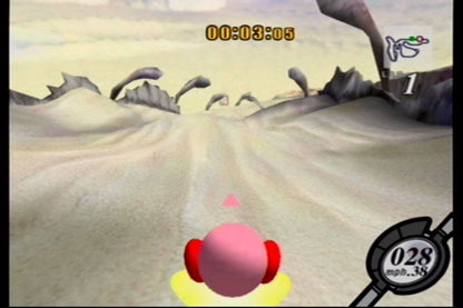 Kirby Air Ride gameplay for GameCube (GC) racing action video game