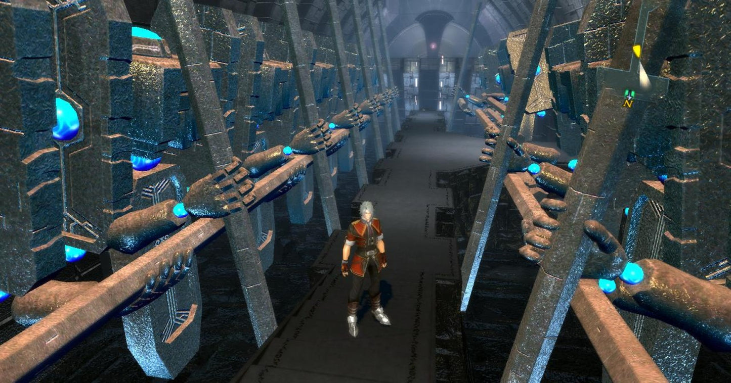 LocalID_69868Enchanted Arms Xbox 360 for retro video game enthusiasts featuring fantasy role playing gameplay turn based combat strategic party building magical golem companions expansive world exploration character progression systems and immersive JRPG gaming experience and collectible gaming appeal gameplay