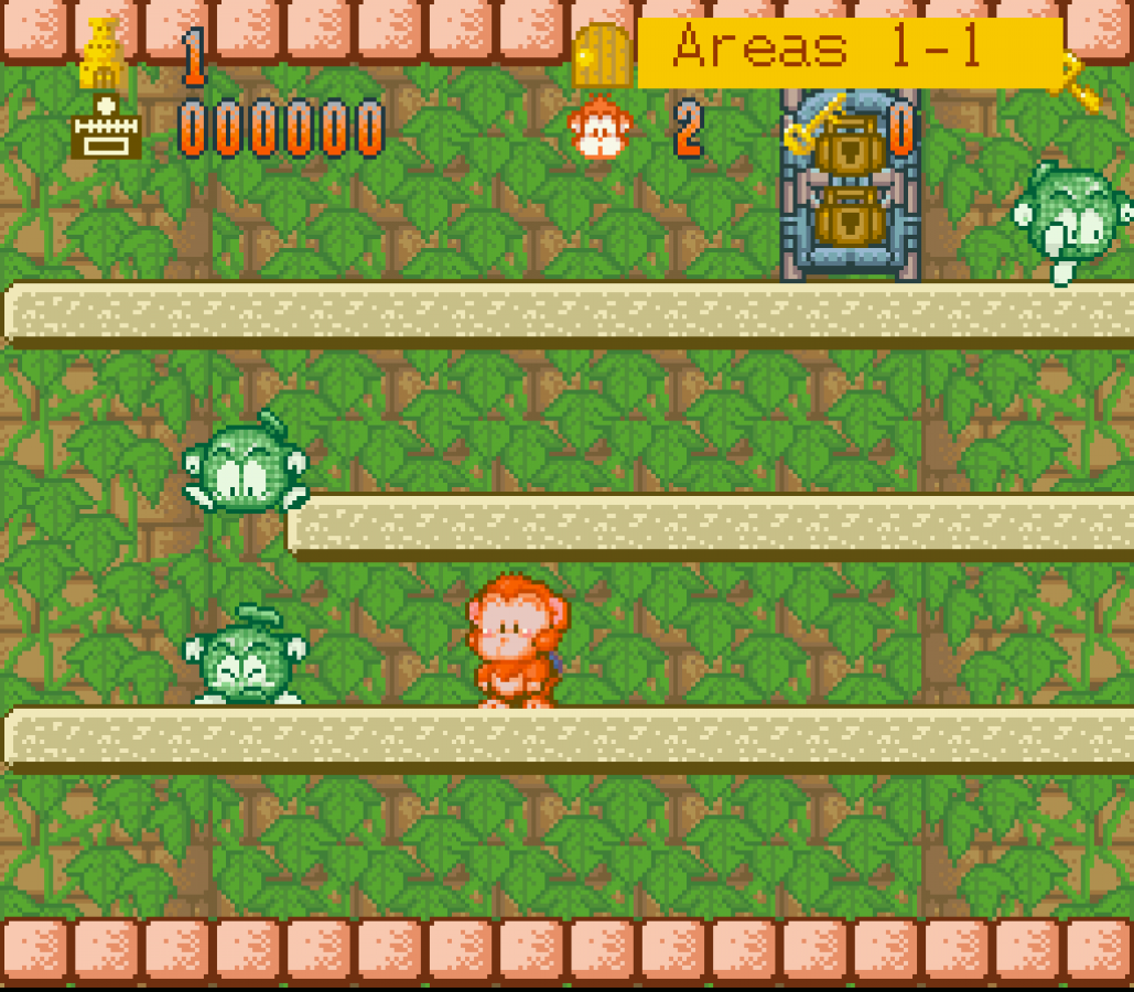 Spanky's Quest gameplay image for Super Nintendo Entertainment System (SNES) retro video game