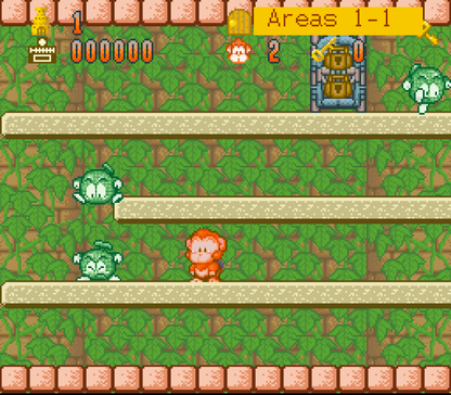Spanky's Quest gameplay image for Super Nintendo Entertainment System (SNES) retro video game