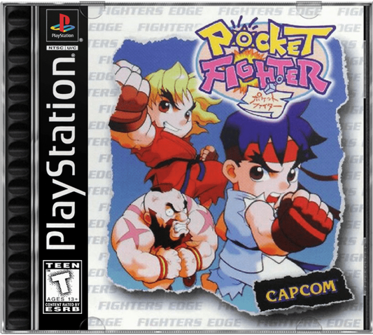 Pocket Fighter cover art for PlayStation 1 (PS1) video game