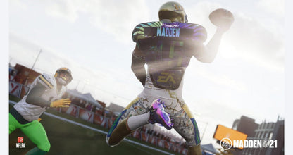 Madden NFL 21 gameplay for Xbox One (XONE) sports football video game.