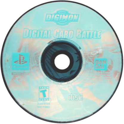 Digimon: Digital Card Battle disc for PlayStation 1 (PS1) retro video game