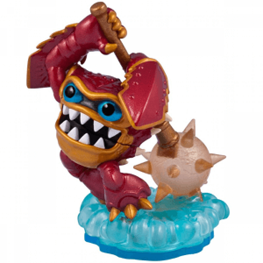LightCore Wham-Shell Skylanders figure featuring glowing light-up water element warrior compatible with Skylanders Giants game portal of power interactive toy collectible by Activision