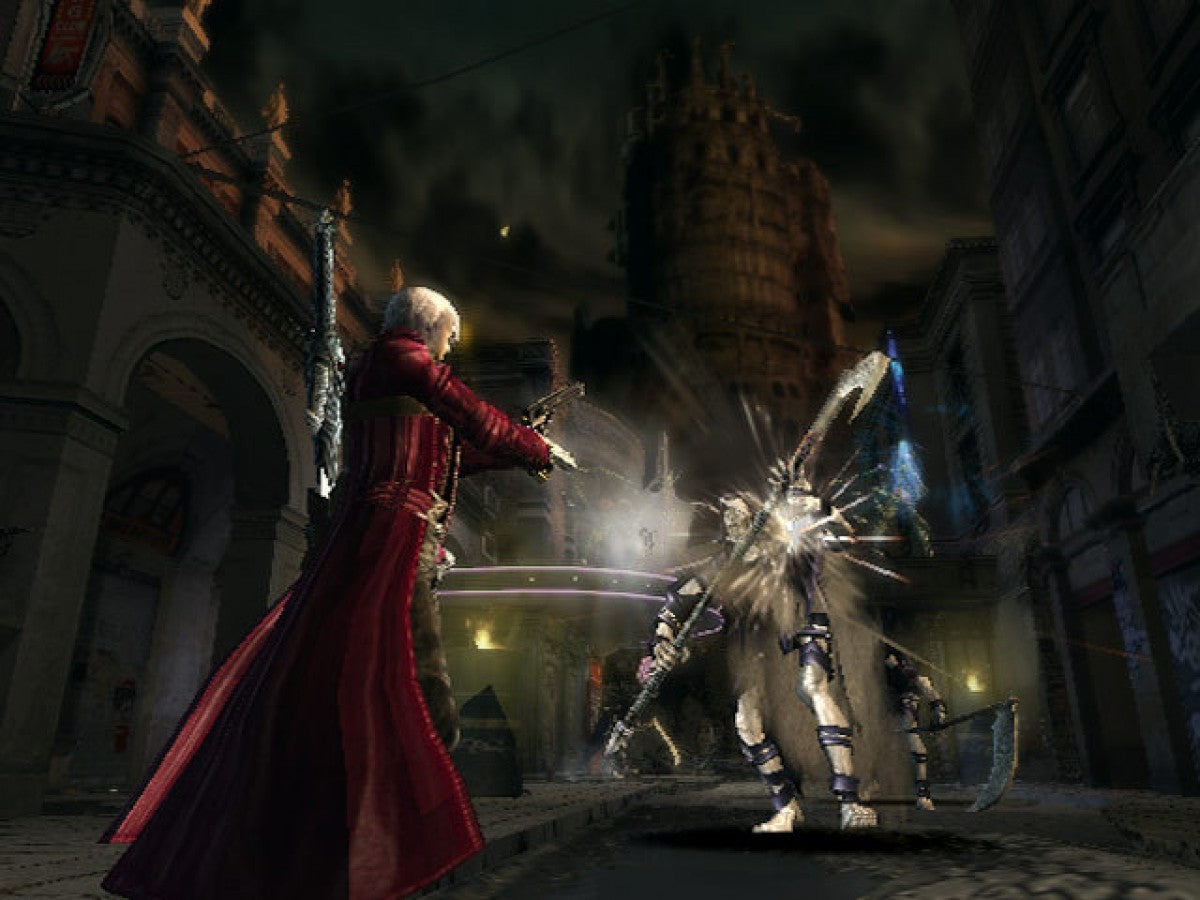 Devil May Cry 3: Dante’s Awakening for PlayStation 2 (PS2) at Gamers INC, featuring the explosive prequel that defined stylish action with fast, combo-heavy sword and gun combat, multiple fighting styles to master, iconic boss battles, and a high-energy story that pits Dante against Vergil in one of the greatest hack-and-slash games of all time gameplay screenshot
