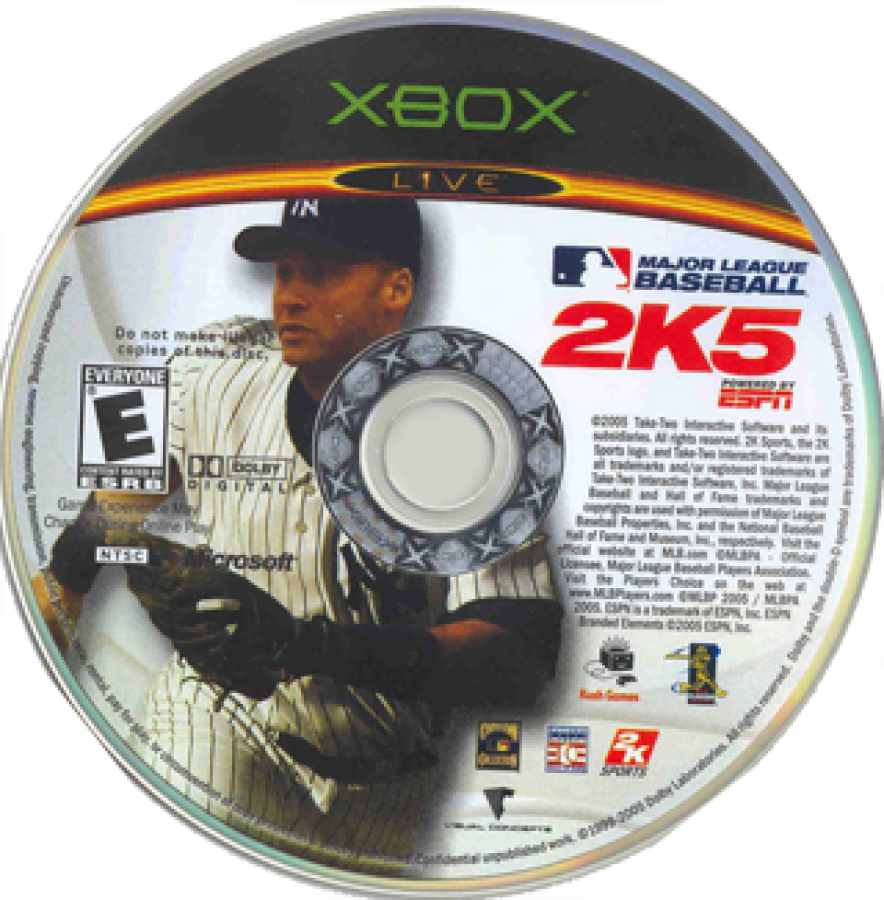 Major League Baseball 2K5 – Xbox (XBOX) disc for video game for XBOX