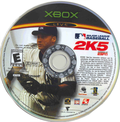 Major League Baseball 2K5 – Xbox (XBOX) disc for video game for XBOX
