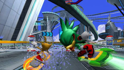Sonic Riders – PlayStation 2 (PS2) video game gameplay, arcade racing.