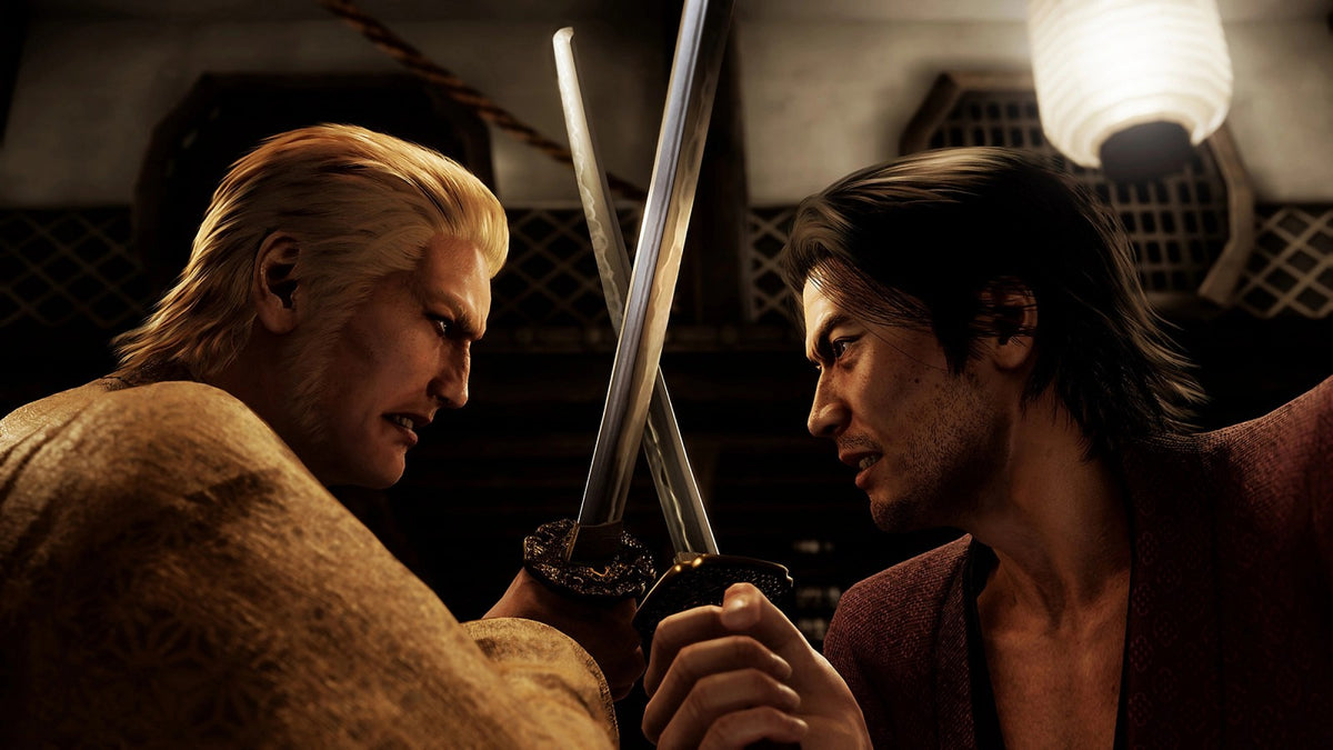 Like a Dragon Ishin PlayStation 5 PS5 video game featuring action adventure gameplay samurai combat 19th century Japan historical drama Sakamoto Ryoma character sword fighting gun combat martial arts special attacks side quests Japanese culture exploration intense battles and classic PlayStation 5 action gaming retro video game collection collectible gaming appeal gameplay