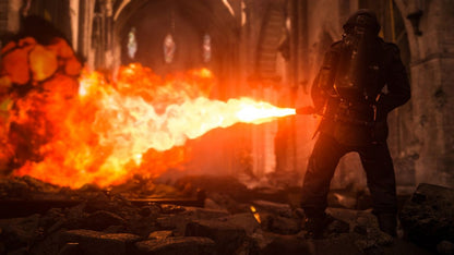 Call of Duty: WWII gameplay for PlayStation 4 (PS4) first-person shooter video game