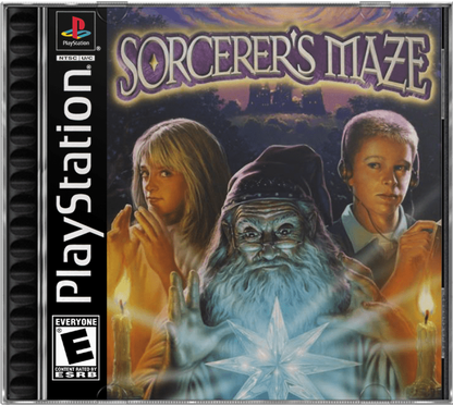 Sorcerer's Maze cover art for PlayStation 1 (PS1) puzzle video game