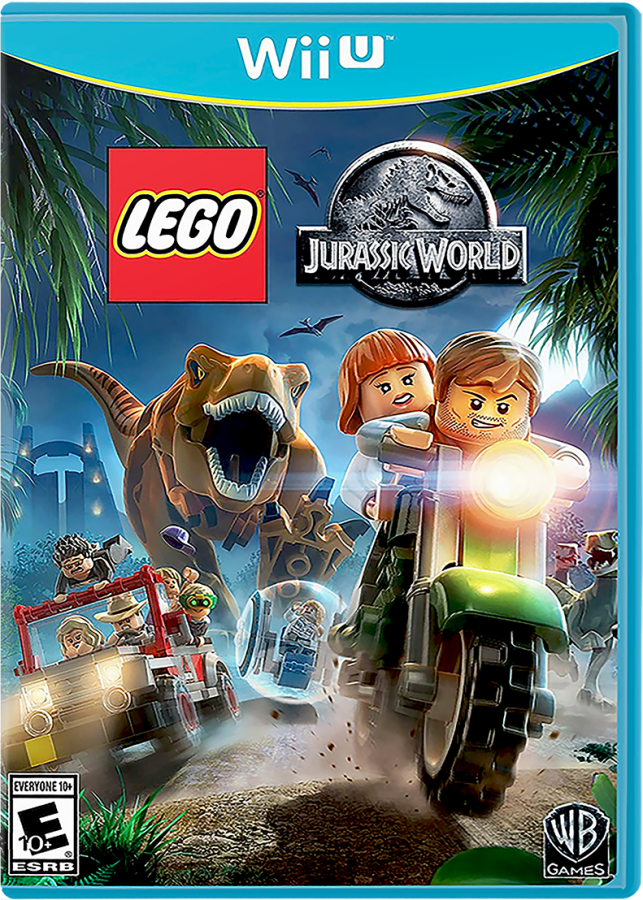 LEGO Jurassic World cover art for Nintendo Wii U WiiU video game
