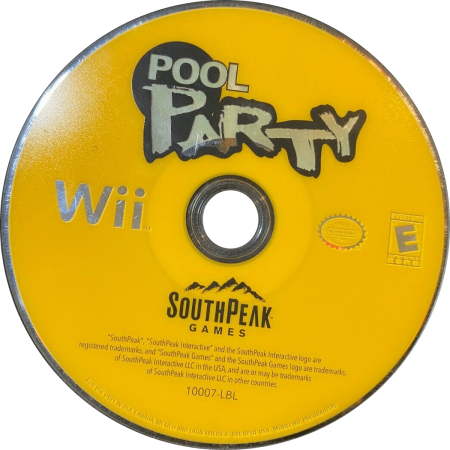 Pool Party – Nintendo Wii (Wii) billiards pool sports simulation video game disc