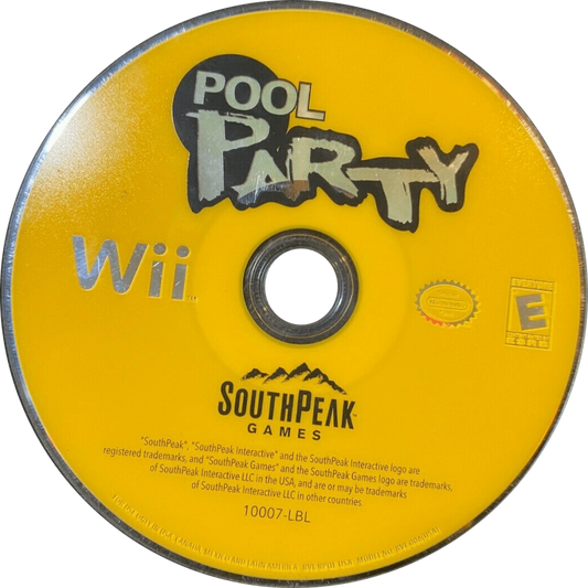 Pool Party – Nintendo Wii (Wii) billiards pool sports simulation video game disc