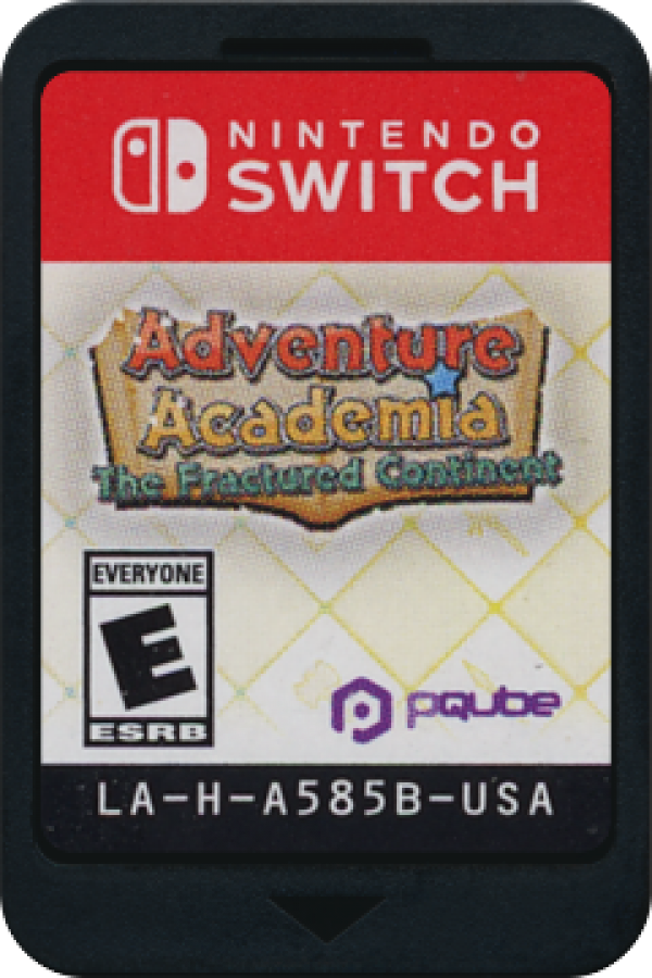 Adventure Academia: The Fractured Continent – Nintendo Switch (NS) cartridge for video game for Switch