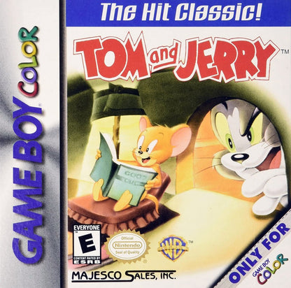 Game Boy Color Tom and Jerry action platformer game cover art