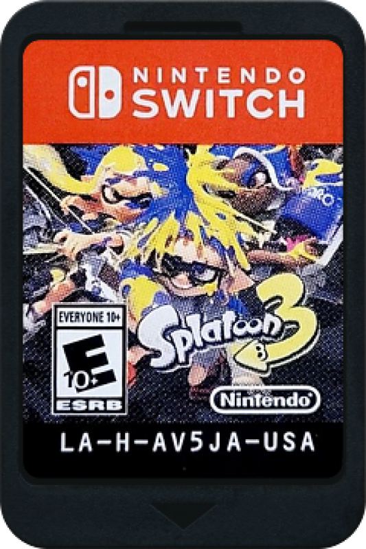 Splatoon 3 cartridge for Nintendo Switch NS video game