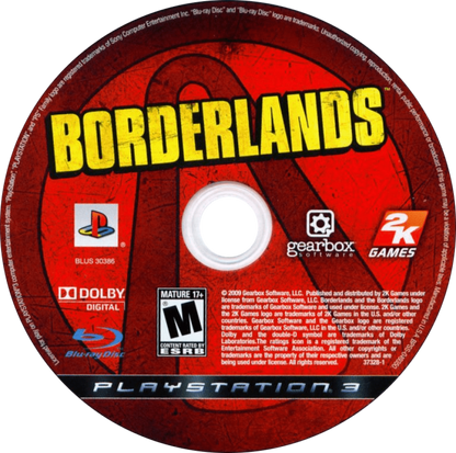 Borderlands [Greatest Hits] disc for PlayStation 3 (PS3) video game