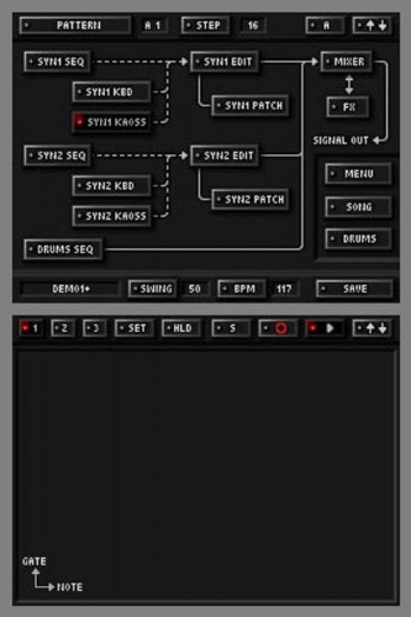 KORG DS-10 Synthesizer Plus music creation game for Nintendo DS featuring dual analog style synthesizers drum machines touch screen controls live performance mode and authentic Korg electronic music production experience gameplay