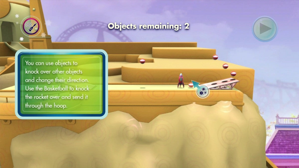 Create gameplay for Xbox 360 (X360) puzzle creative sandbox video game