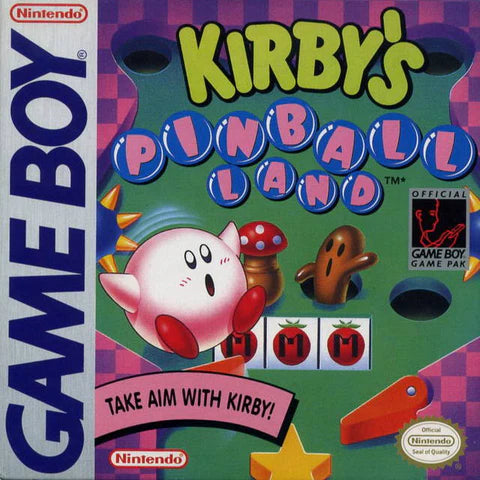 Kirby's Pinball Land cover art for Game Boy (GB) video game