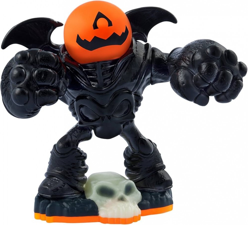 Pumpkin Eye Brawl Series 2 Giants Skylanders character figure featuring Eye Brawl the Undead element Skylander with spooky pumpkin-themed design giant cyclops eye powerful fists melee attacks Halloween-inspired collectible appearance Skylanders Giants compatibility toys to life gameplay and collectible gaming appeal
