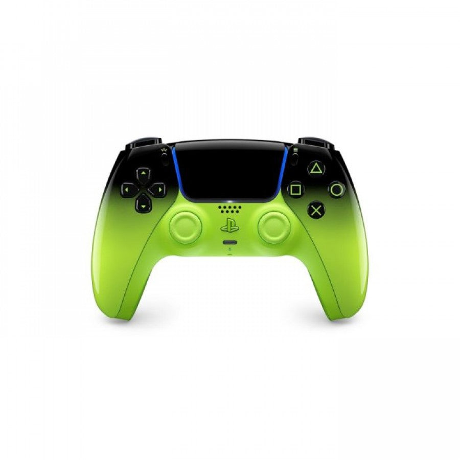 DualSense Wireless Controller for PlayStation 5 PS5 Remix Green accessory featuring wireless connectivity adaptive triggers haptic feedback built in microphone motion controls touchpad responsive buttons ergonomic design and immersive next generation gaming support collectible PlayStation accessory appeal