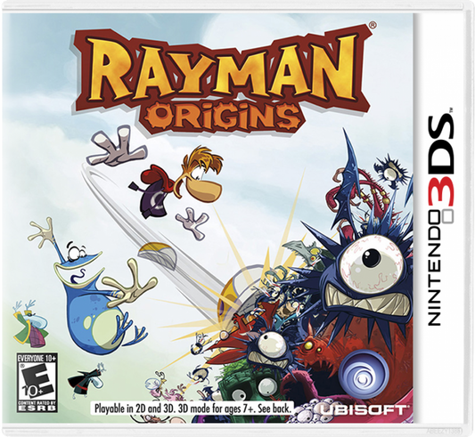 Rayman: Origins cover art for Nintendo 3DS (3DS) video game