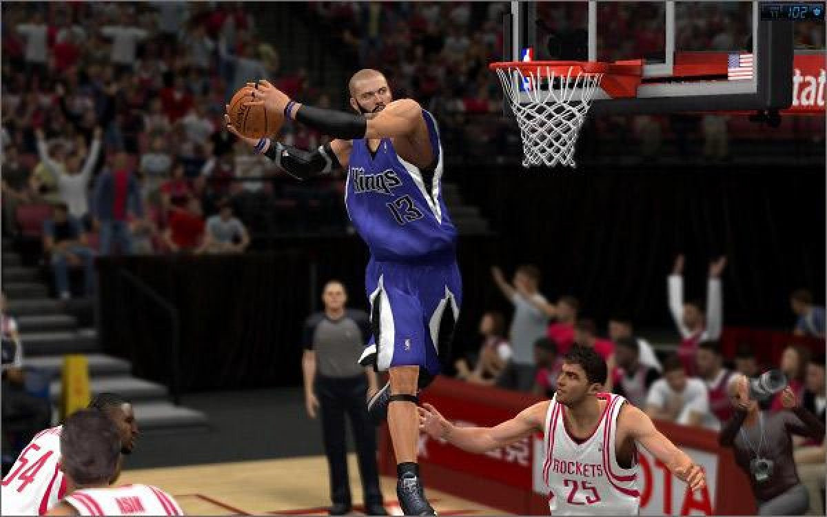 NBA 2K14 Xbox 360 basketball simulation sports video game featuring LeBron James improved dribbling mechanics next-gen graphics and MyCAREER mode gameplay screenshot