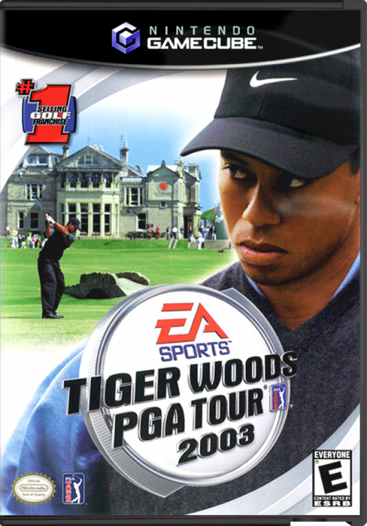 Tiger Woods PGA Tour 2003 cover art for GameCube (GC) video game