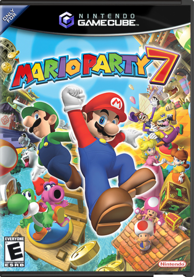 Mario Party 7– GameCube (GC) Front Cover Art for this GameCube Video Game 