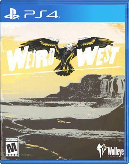 Weird West Reserve Edition #4 PlayStation 4 PS4 video game, limited edition 2884 of 3000, complete in box CIB, action RPG, dark western adventure inside case front cover