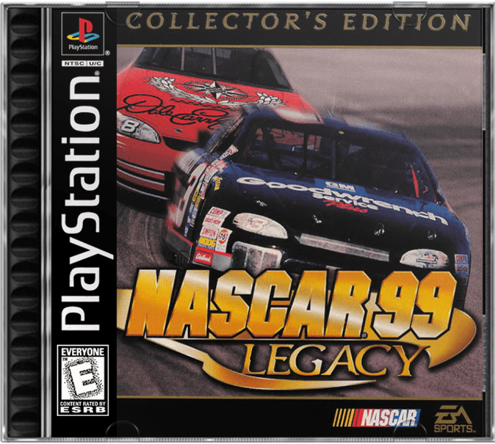 NASCAR 99 Legacy cover art for PlayStation 1 (PS1) video game