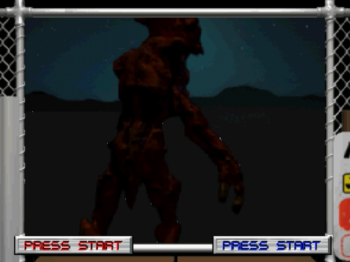 Area 51 title screen for Sega Saturn (SS) video game