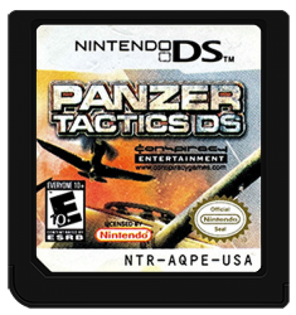 Panzer Tactics cartridge for Nintendo DS (DS) turn-based strategy war video game