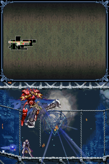 Castlevania: Dawn of Sorrow gameplay for Nintendo DS (DS) gothic action RPG video game