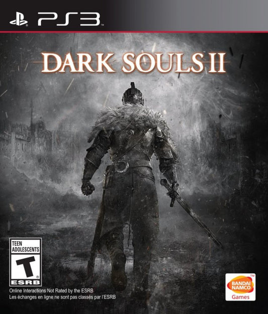 Dark Souls II PlayStation 3 challenging action RPG punishing difficulty FromSoftware brutal combat deep character customization interconnected world lore exploration front cover
