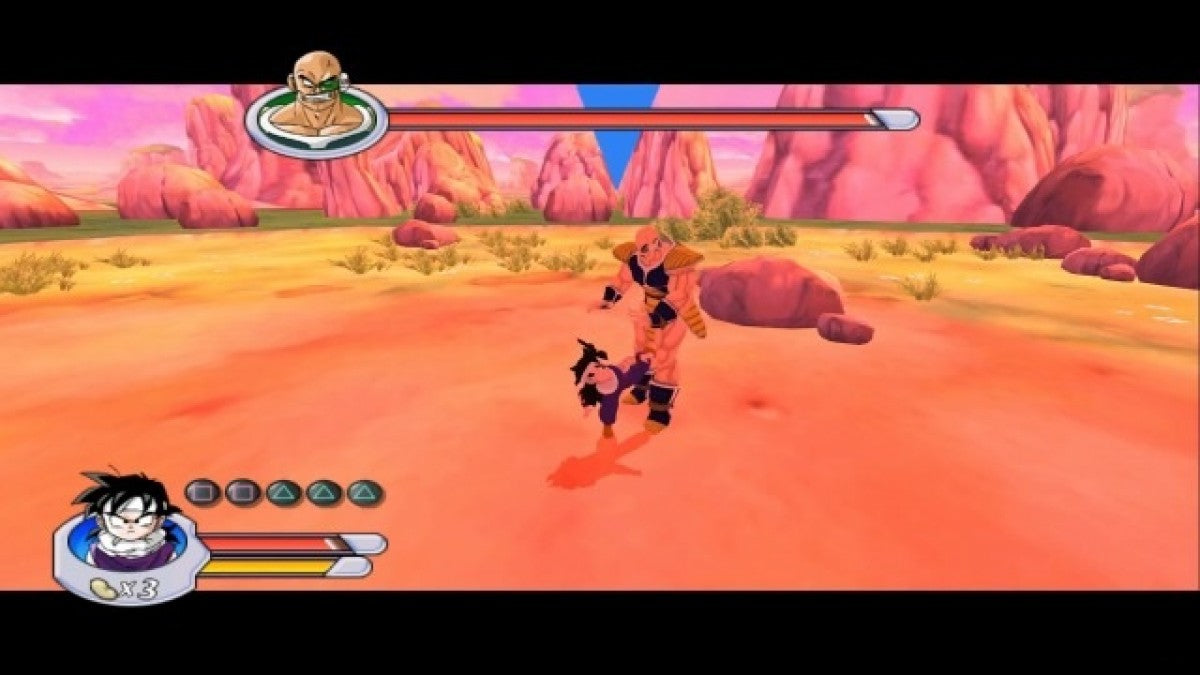 Dragon Ball Z: Sagas gameplay for PlayStation 2 (PS2) video game