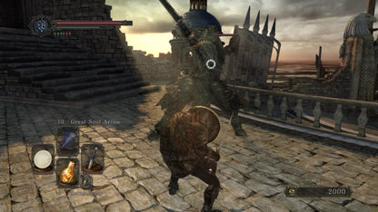Dark Souls II PlayStation 3 challenging action RPG punishing difficulty FromSoftware brutal combat deep character customization interconnected world lore exploration gameplay screenshot