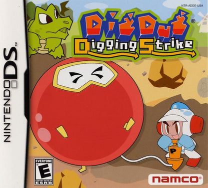 Dig Dug: Digging Strike cover art for Nintendo DS (DS) arcade action puzzle video game