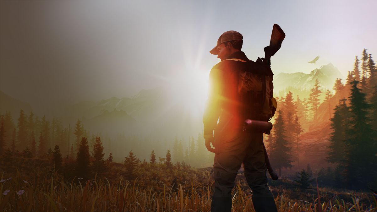 Open Country – PlayStation 4 (PS4) video game gameplay, outdoor survival and hunting adventure in wilderness backdrop