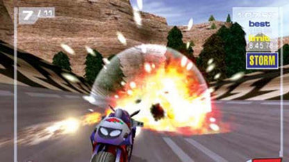 XG3: Extreme G Racing – PlayStation 2 (PS2) video game gameplay, futuristic racing.