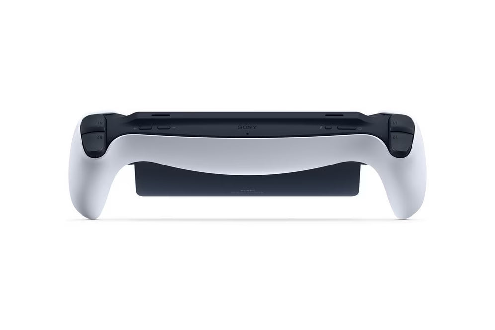 PlayStation Portal Remote Player in good condition for PS5 at Gamers INC, featuring an 8-inch Full HD screen and DualSense controller integration for seamless handheld gaming and remote play throughout your home top side