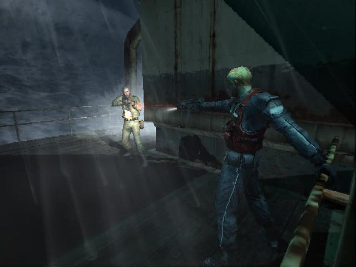 Cold Fear PlayStation 2 PS2 retro video game survival horror gameplay