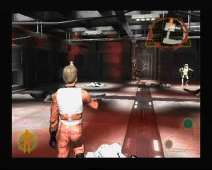 Star Wars: Rebel Strike: Rogue Squadron III gameplay for Nintendo GameCube (GC) space combat action video game