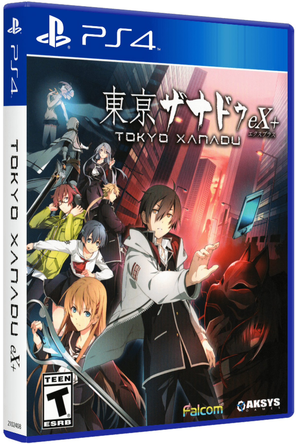 Tokyo Xanadu EX+ PlayStation 4 PS4 for action role playing video game fans featuring fast paced combat dungeon exploration anime inspired characters supernatural mysteries school life activities friendship building character progression side quests and enhanced EX+ content collectible gaming appeal box art